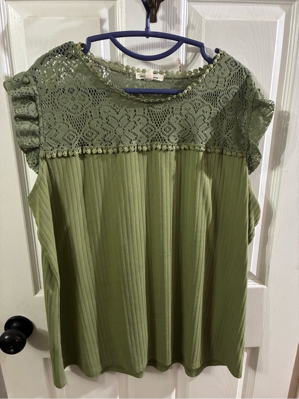 Women’s 2X Green Lace Shirt